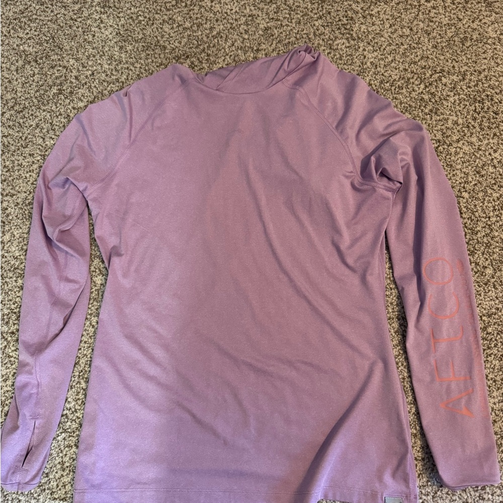 AFTCO lavender & blue/grey camo sun (or fishing) shirt